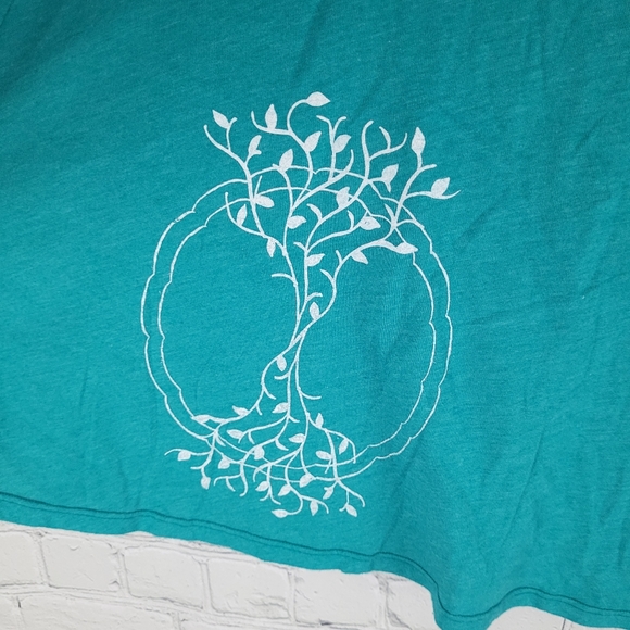 SOUL FLOWER | recycled fabric organic cotton sustainable tree print skirt - Picture 3 of 9